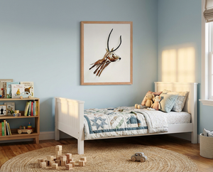 Botanical wall art print as a meaningful housewarming gift, ready to hang in a new home