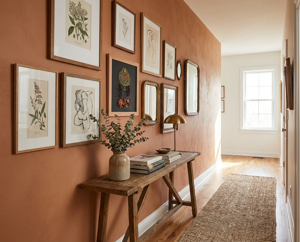 Autumn Lady - Nature-Inspired Feminine Wall Art