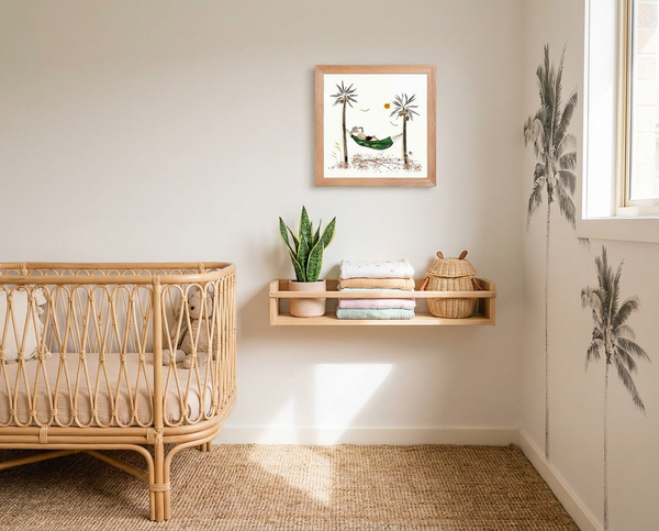 Resting in the Tropics - Botanical Relaxation Wall Art Print