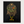 Midnight Garden Lady - Botanical Feminine Portrait Wall Art Print