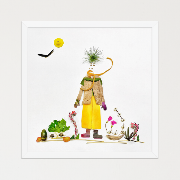 Quiet Day Wanderer - Botanical Story Wall Art Print