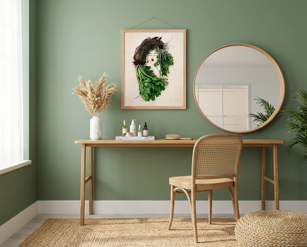 The Celery Woman - Botanical Feminine Wall Art