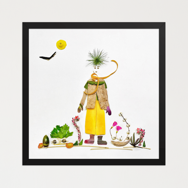 Quiet Day Wanderer - Botanical Story Wall Art Print