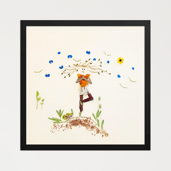 Blooming Tree - Floral Mindful Movement Wall Art Print