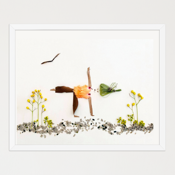 Poised in Nature - Botanical Balance Wall Art Print