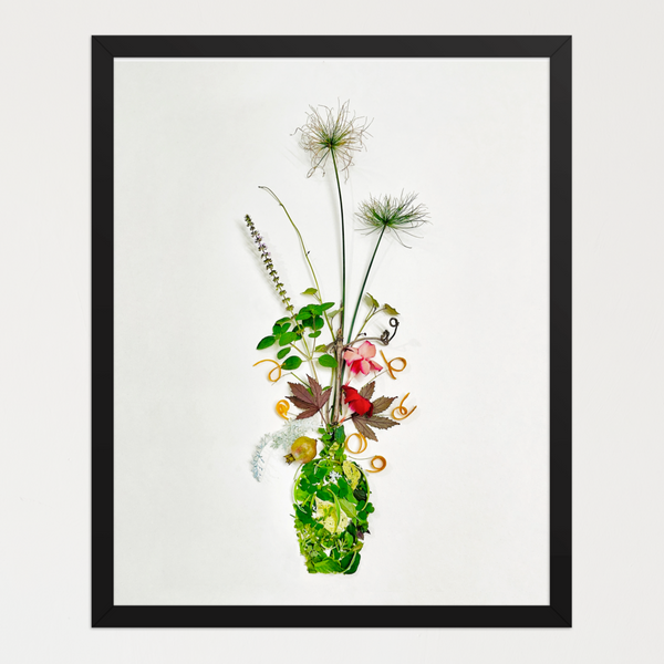 Wild Stem Vessel - Botanical Still Life Nature Wall Art Print