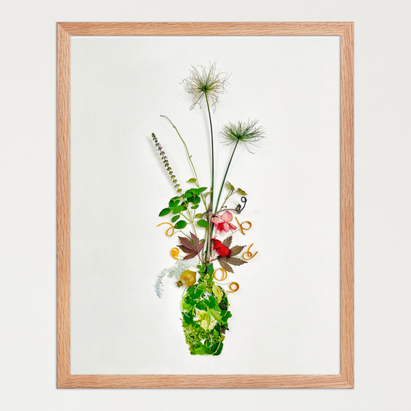 Wild Stem Vessel - Botanical Still Life Nature Wall Art Print