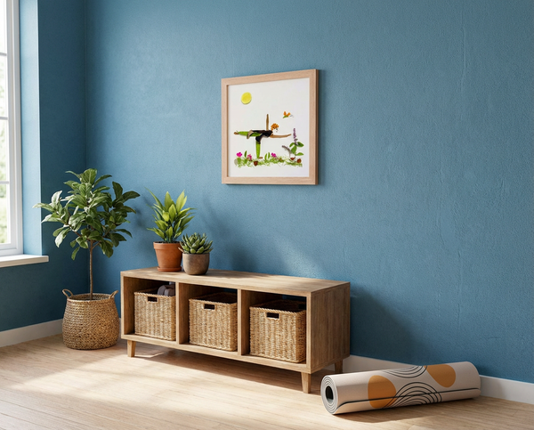 Grounded in Light - Botanical Wellness Wall Art Print