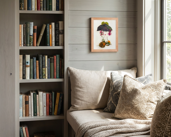 A Gentle Flourish - Elegant Nature-Inspired Wall Art Print