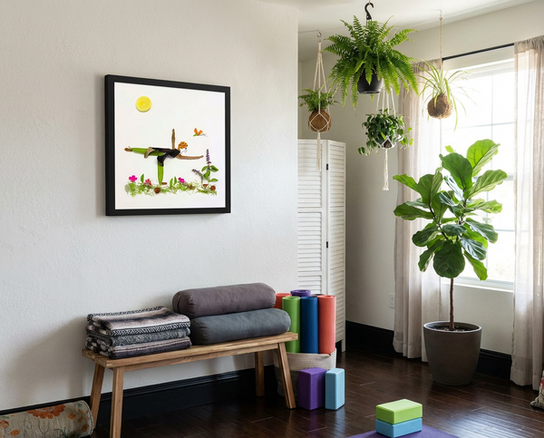 Grounded in Light - Botanical Wellness Wall Art Print