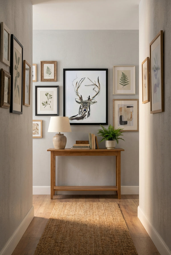 Still Forest Deer - Nature-Inspired Animal Wall Art Print