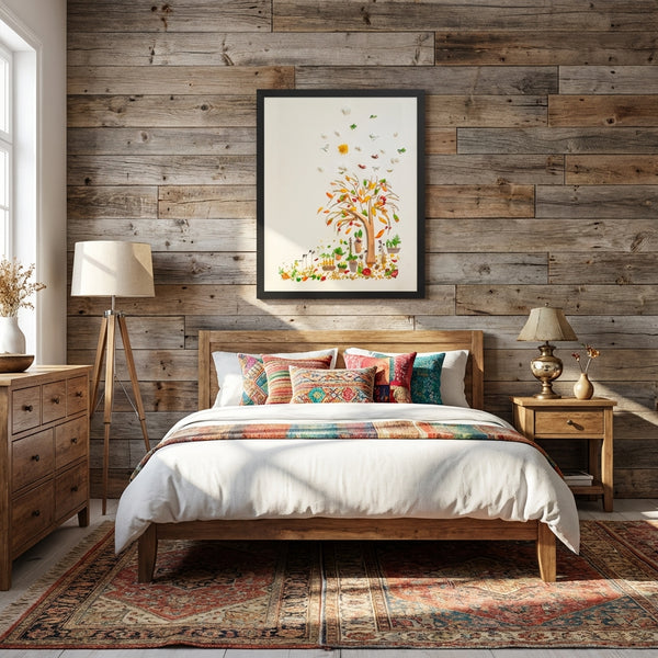 Beneath the Growing Tree - Nature-Inspired Garden Wall Art Print