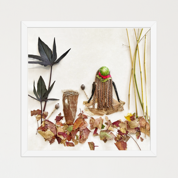 Braided by Nature - Botanical Wall Art Print for Nature Lovers