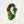 The Celery Woman botanical feminine wall art print in a white frame, front view