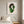 The Celery Woman print in a white frame hanging in a bedroom