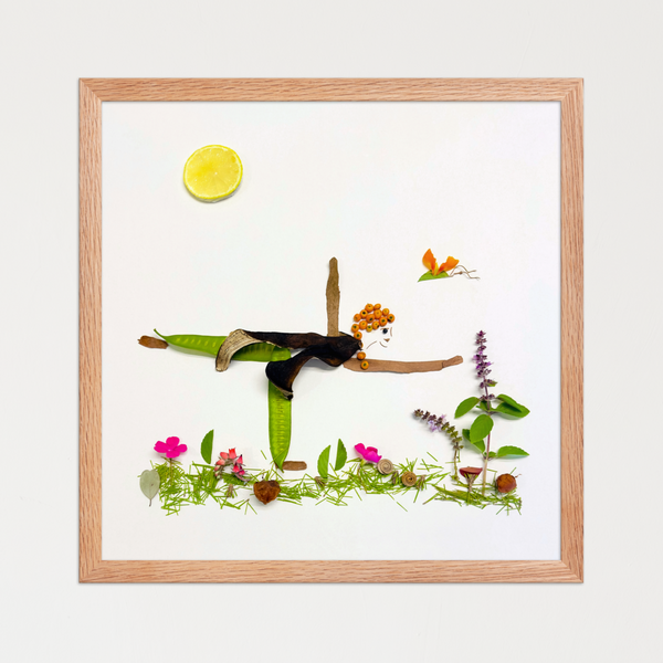 Grounded in Light - Botanical Wellness Wall Art Print
