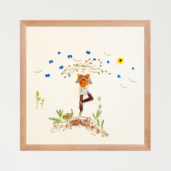 Blooming Tree - Floral Mindful Movement Wall Art Print