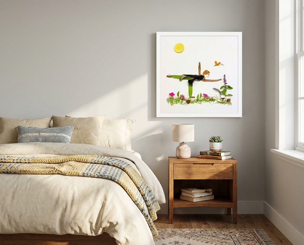 Grounded in Light - Botanical Wellness Wall Art Print
