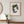 Fern Lady art print in a red oak frame in a warm entryway