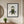 Herbal Gentleman botanical gentleman portrait wall art print in a black frame hanging in an entryway
