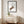Quiet Gazelle in a black frame in a kids room