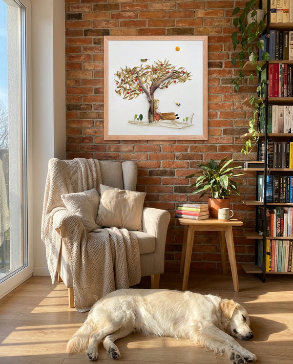 Rest Beneath the Tree - Peaceful Nature Scene Wall Art Print