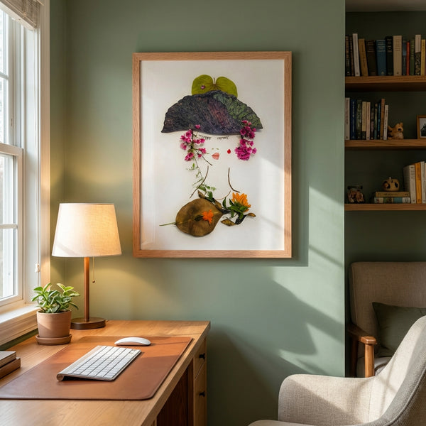A Gentle Flourish - Elegant Nature-Inspired Wall Art Print