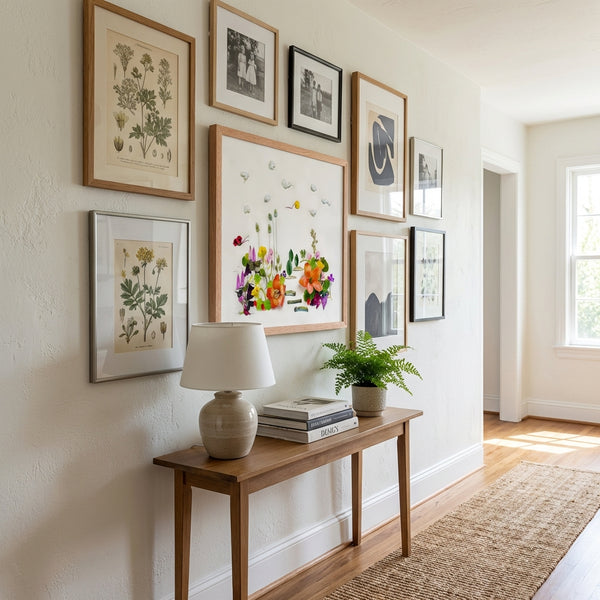 Meadow Garden - Nature-Inspired Floral Wall Art Print