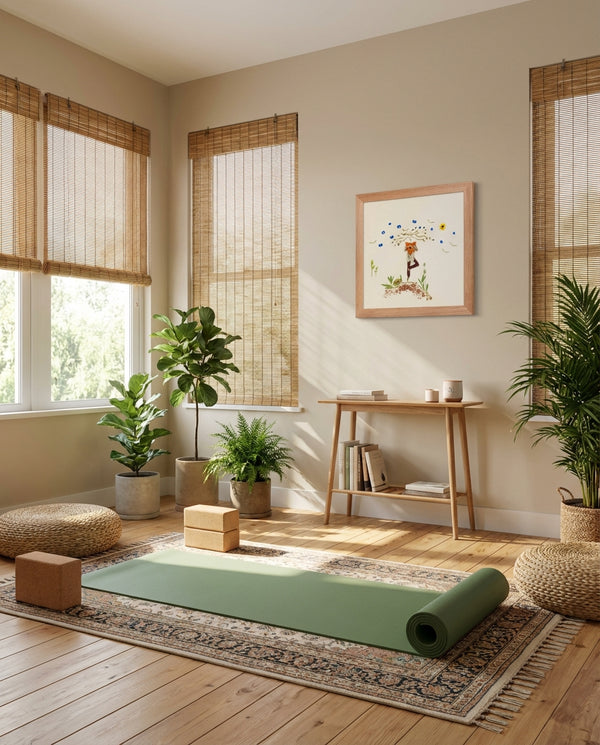 Blooming Tree - Floral Mindful Movement Wall Art Print