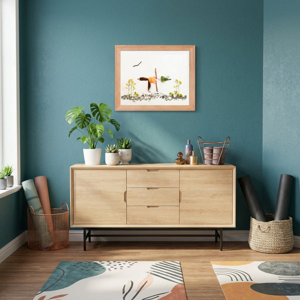 Poised in Nature - Botanical Balance Wall Art Print