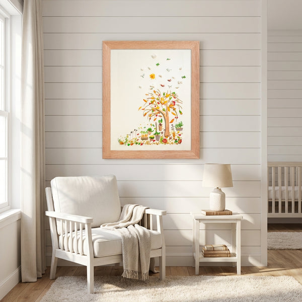 Beneath the Growing Tree - Nature-Inspired Garden Wall Art Print