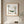 Resting in the Tropics in a red oak frame in a warm bathroom