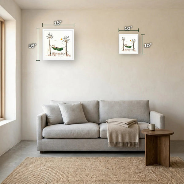 Resting in the Tropics size guide - print dimensions