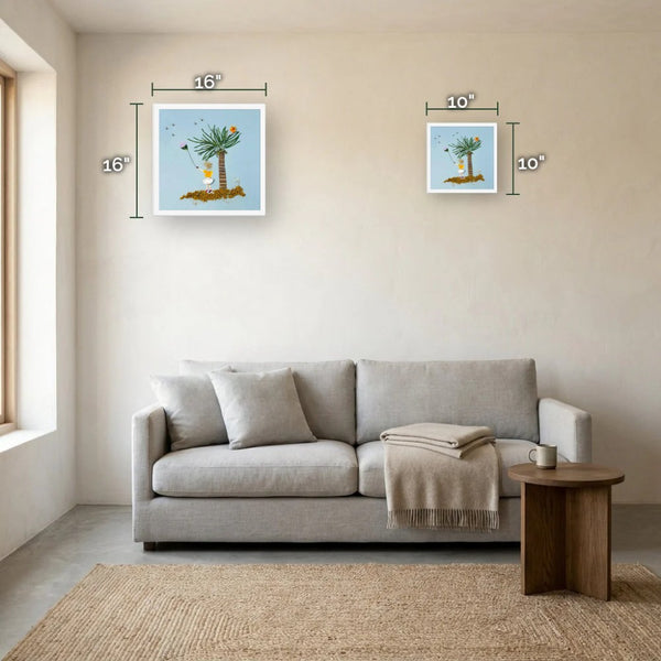 Breezy Island Moment size guide - print dimensions