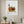 Summer Harvest Box botanical harvest still life wall art print in a white frame hanging in a living room