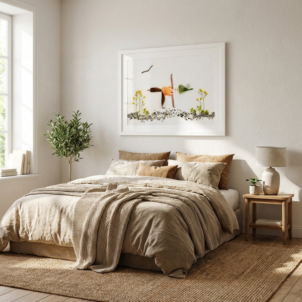 Poised in Nature - Botanical Balance Wall Art Print