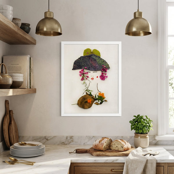 A Gentle Flourish - Elegant Nature-Inspired Wall Art Print