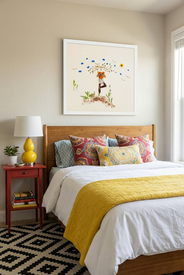 Blooming Tree - Floral Mindful Movement Wall Art Print