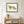 Wild Bloom Fox in a black frame in a kids room