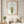 Wild Stem Vessel in a red oak frame in a living room